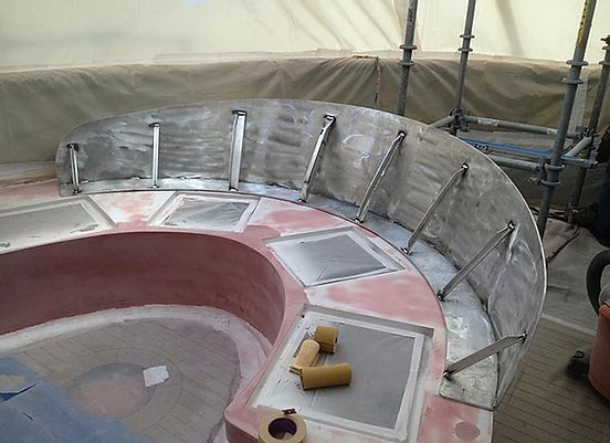 Bespoke process of making yacht exterior seating