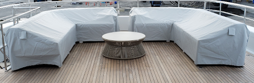 yacht furniture weather covers made by Eclipse Yacht Furnishings
