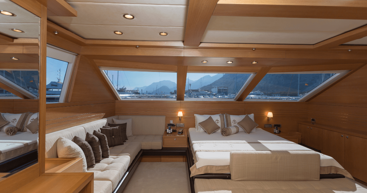 Quality interior furnishing advice and fitting provided by Eclipse Yacht Furnishings