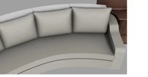 3D image of Eclipse's design and how they solve the rounded corner issue.